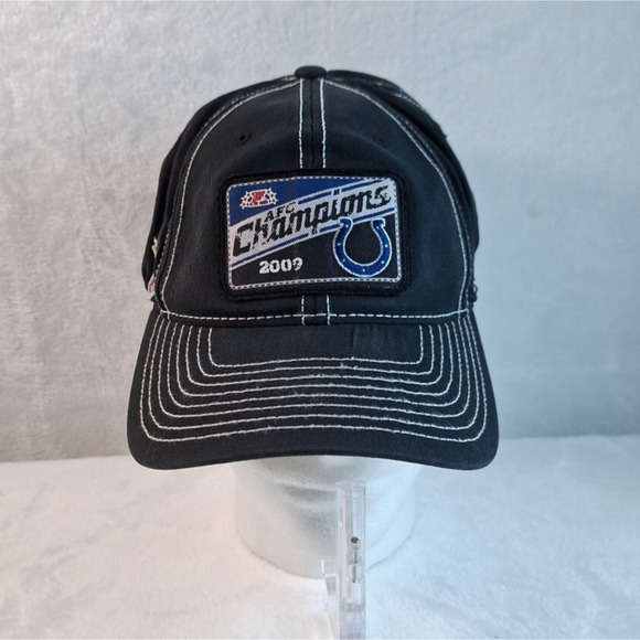 AFC Champions Indianapolis Colts NFL Football Reebok Locker Room Hat 2009 - Picture 1 of 7
